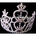 Corona grande de la tiara del rhinestone (GWST12-602)